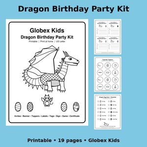 Dragon Birthday Party Kit cover