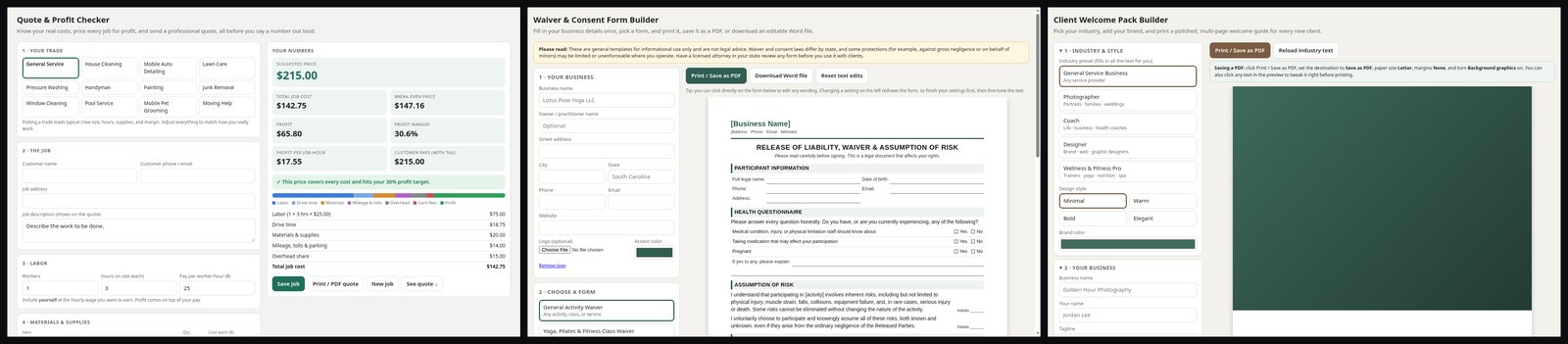Small Business Client Kit cover